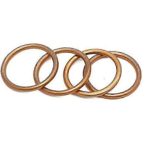 Lot de 4 joints d'échappement pour motos Honda CB700, CB750, CB900, CB1000 et CB1100, références 18291-254-000 et 18291-MM5-860 (1/5)