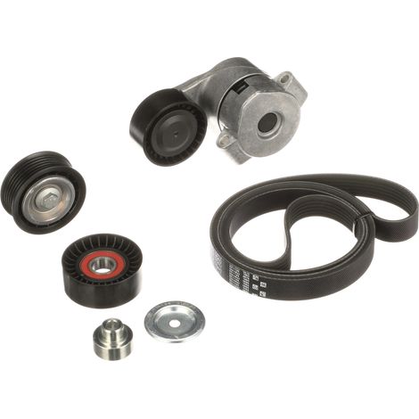 Jeu de courroies trapézoïdales à nervures Gates K166PK1640 CITROËN 16112812