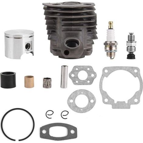 Kit de Joint de Piston de Cylindre pour 50 51 55, 46mm Kit de Piston de Cylindre avec Joint pour Husqvarna 50,51,55 Engine Accessoires de Tondeuse à Gazon (1/5)