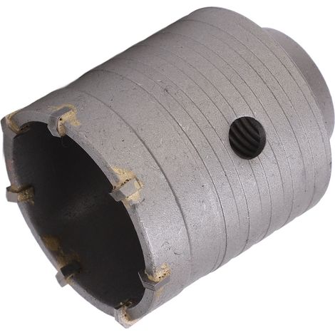 Meche a percer creuse carbure 60mm pour mur pierre beton brique tailleleuse trou acier canalisation 1 piece (1/5)
