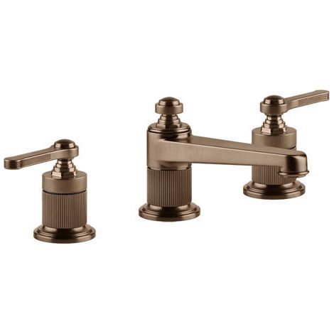Gessi Venti20, robinetterie de lavabo à 3 trous, saillie 134mm,