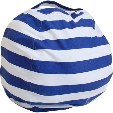 Pouf en toile (bleu foncé)-Fei Yu (1/2)