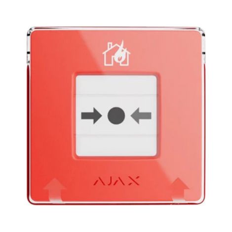 Ajax Manualcallpoint Alarmknopf Rot Sicherheit