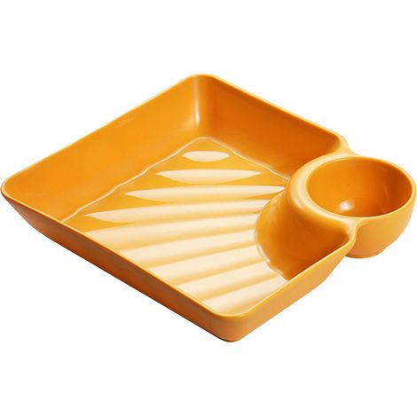 Assiette à raviolis multifonction, bol à sauce, coupelle à trempette, plat à snacks compartimenté, plateau festif (1/5)