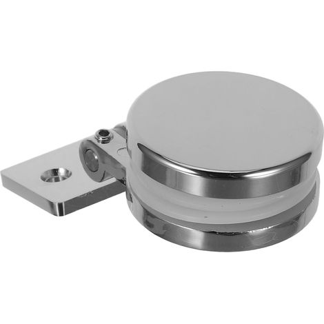 Charnière Pivotante Ronde pour Porte Vitrée 180° 2 Pièces (1/5)