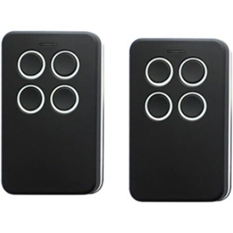 2 Télécommandes Universelles Multifréquences pour Portail de Garage 280-868 MHz pour les Codes Fixes et les Parties Du Code Tournant (1/5)
