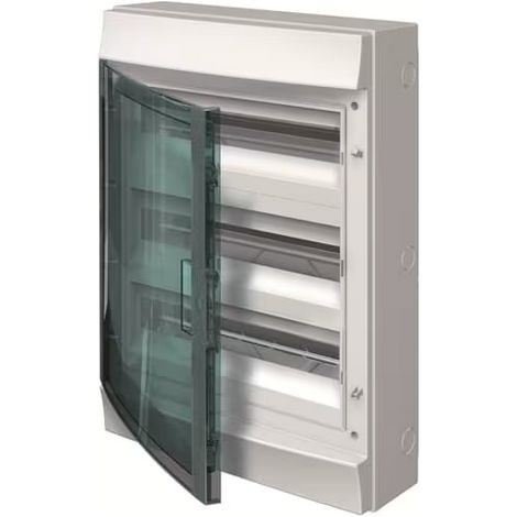 Coffret de distribution Mistral 65H - IP65 - Nombre de modules - 3 rangées 18 modules