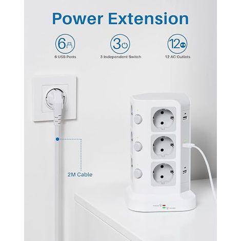 Power Strip Tower Surge Arrester and Surge Protector (1/4)