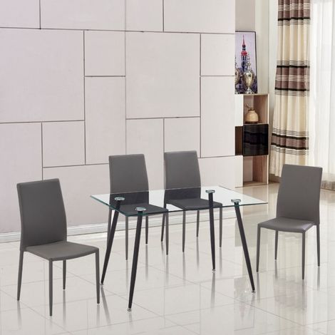 SETFULL mesa cristal 120x80