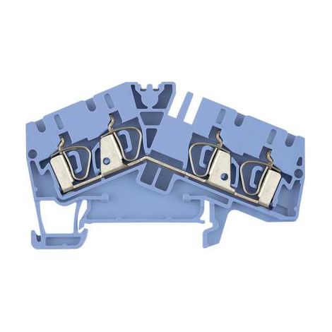 Bloc de jonction de passage Weidmüller ZDU 4-2/4AN BL 1806990000-1 bleu 1 pc(s) (1/2)