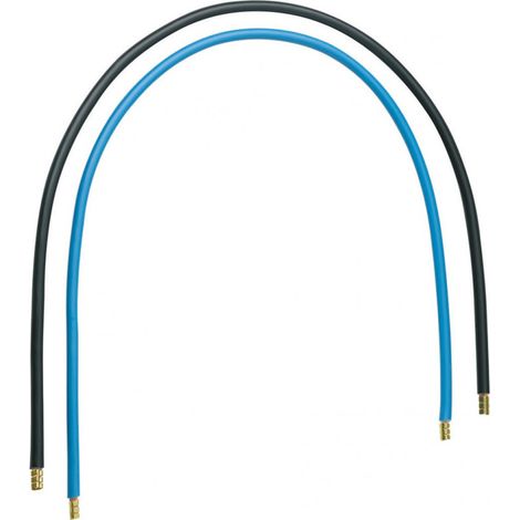 Hager – Fil électrique 2 conducteurs 16 mm² bleu et noir – Longueur 650 mm – Câble souple pour installations électriques – Norme WEEE