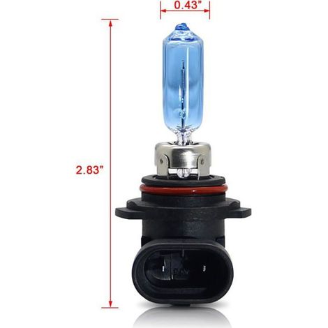 Ampoules halogènes voiture - - 100W - Blanc chaud 5000K - 1500 lumens - Installation facile (1/5)