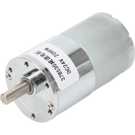 Moteur à courant continu couple élevé vitesse réglable 37B530 20 tr/min micro motoréducteur pour automatisation industrielle DC24V (1/5)
