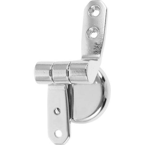 Charnière de Toilettes en Alliage D'aluminium Argenté, Wc Solide (1/5)