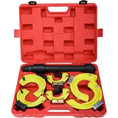 Set Compressore Comprimi Molle Tendimolle Ammortizzatori Elicoidali Max 2500Kg (1/5)