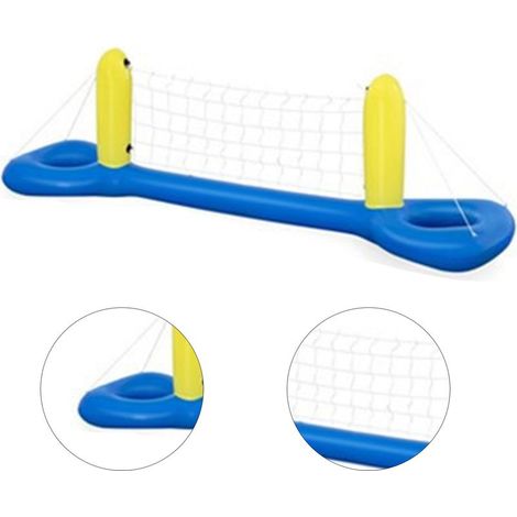 PVC Gonflable Filet de Volleyball Aquatique pour Enfants et Adultes - Jouet de Piscine Idéal pour Divertissement Estival- (1/5)