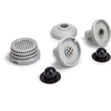 Kit de connecteur jet deau pour piscine pour Intex et Bestway avec filtre buse et couvercle noir PZCC (1/3)