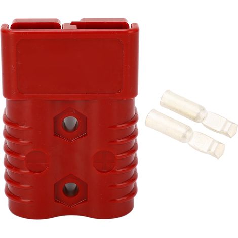 Ortviai Connecteur de batterie rapide SB175A pour chariots élévateurs et bateaux, rouge, avec bornes (1/5)