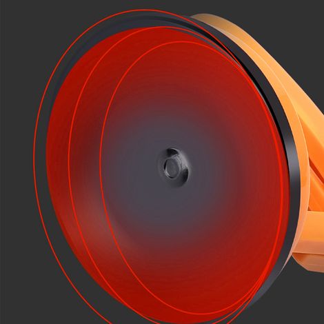 Saugnapf zum Anheben von Glas, ein-/zwei-/dreiklauiger Saugnapf zum Verlegen von Fliesen und Bodenplatten, zum Bewegen von Autos, Werkzeuge zur Dellenreparatur, orange/gelber ABS-Saugnapf mit einer Kl (1/5)