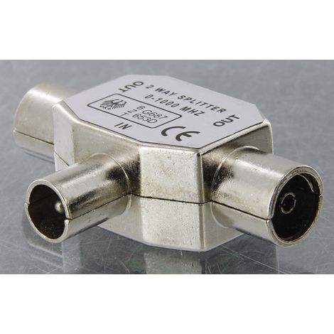 Ripartitore TV Blindato ø 9,52 mm 1 Maschio/2 Femmine