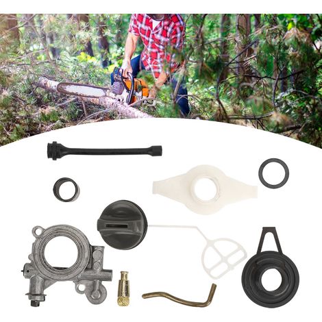 Ölpumpenleitungs-Schneckenradsatz als Ersatzteil passend für Husqvarna 372XP 365 371 385 390 362 570 575 576 (1/5)