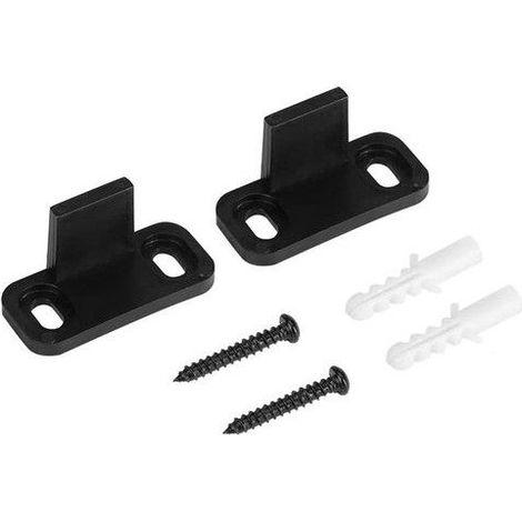 Porte de grange coulissante, clip de guidage inférieur coulissant silencieux réglable en plastique, guide de plancher (1/5)