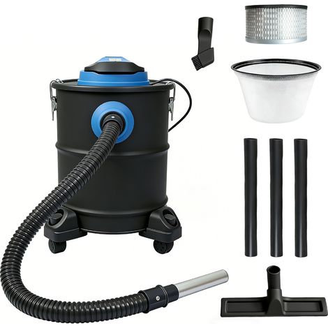 Spector 20L Fireplace Ash Vacuum Cleaner Wood Burner Blower Vac 1200W BBQ Stoves