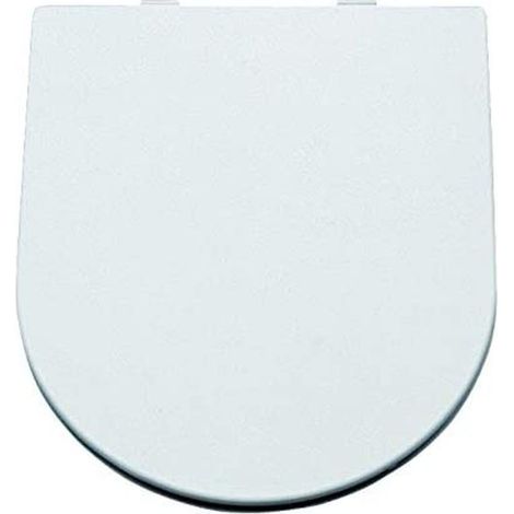 Siège de toilette vertical Marina blanc – Abattant thermodurcissable – Installation fixe – Compatible WC postérieurs à 2007 – Gala
