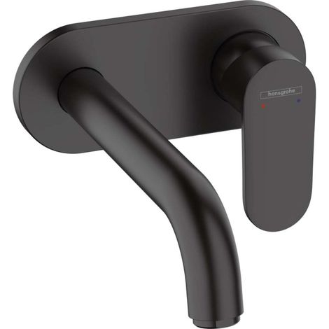 Grohe – Mitigeur lavabo encastré mural Vernis Blend noir mat – Projection 207 mm – Débit 5 l/min – Cartouche céramique – 71576670 (1/10)