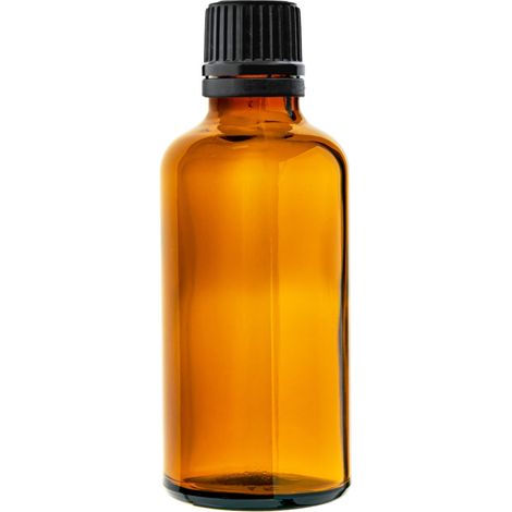 Frasco de vidrio marrón de 100 ml con gotero negro, rosca 18/415. (1/4)