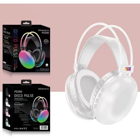 Casques Sans Fil Rechargeables Bluetooth V5.3 Rvb Lights Rgb Led Casque Musique Pc Smartphone (1/5)
