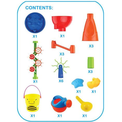 Table de Jeux Sable et Eau pour Enfants - Bac à Sable avec Accessoires de Plage - Jouet Intérieur et Extérieur (1/5)