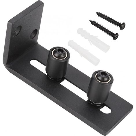 Guide de sol pour porte de grange coulissante acier carbone (1/5)