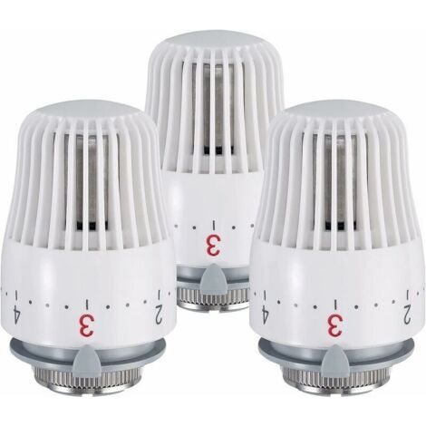 3 pcs Tête Thermostatique M30 x 1,5 Tête de Remplacement (1/5)