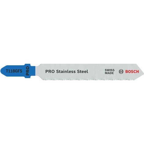 5x Lame de scie sauteuse PRO Stainless Steel T118GFS (1/5)