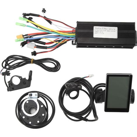 Kit de conversie electrică pentru biciclete, 30A, controller 3 moduri, panou LCD M5, pentru motor 36V 48V 750W 1000W, rezistent la apă (1/5)
