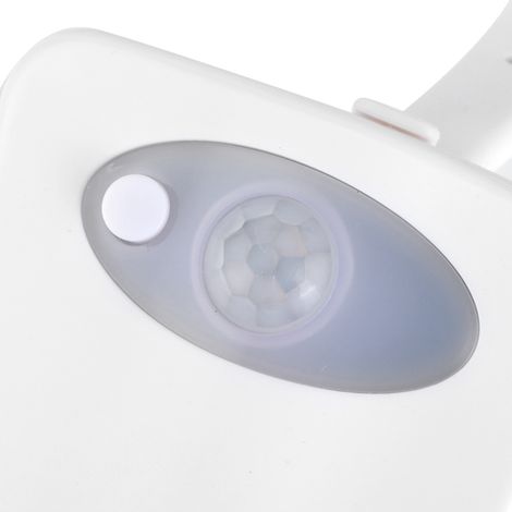 Lampe de toilette lumineuse à 8 couleurs, activée par le mouvement, à double capteur, type suspendu (1/5)