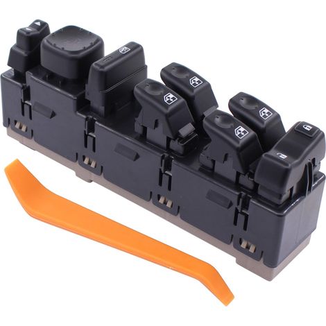 Interruttore di chiusura centralizzata e alzacristalli elettrici per Chevrolet Avalanche Silverado Suburban Tahoe per GMC Sierra Yukon 2003-2006 lato guida anteriore con interruttore specchietto e mod (1/5)