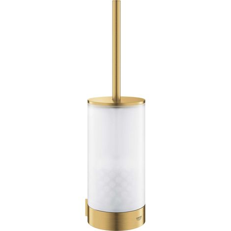 Grohe Selection - Toilettenbürstengarnitur, Glas / Cool Sunrise gebürstet 41076GN0 (1/3)