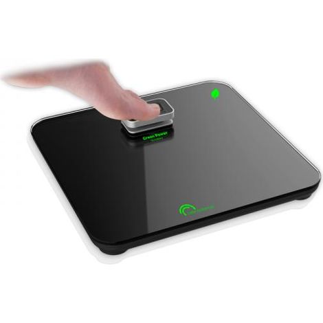 LITTLE BALANCE 8276 Kinetic Premium, Pese-personne sans pile, Rechargeable par son bouton Little Balance, 180 kg / 100 g, Noir (1/4)