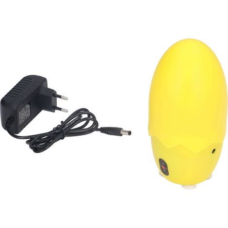 Brouilleur d'œufs électrique, mélangeur de jaunes d'œufs, shaker à œufs dorés pour cuisine et restaurant, prise UE 100-240 V, jaune (1/5)