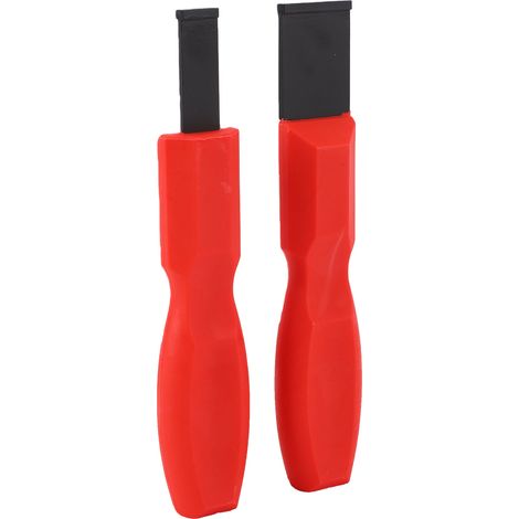 Kit d'outils de nettoyage pour dissolvant d'alliage métallique, grattoir de joint en carbure avec poignée ergonomique antidérapante pour l'entretien automobile 2 pièces (1/5)