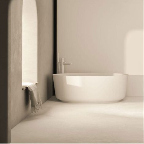 Mineralguss Badewanne SERAVA freistehend 110