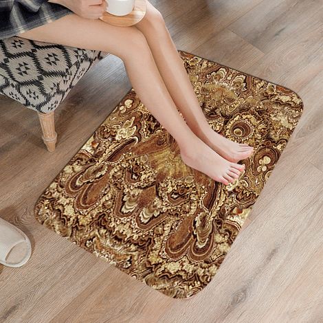 Tapis de bienvenue antidérapant pour entrée intérieure/extérieure, chambre, salon (M) (1/5)