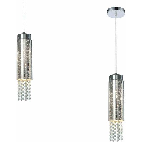 Lampada a sospensione in cristallo 1x40W E14 MOONLIGHT ML4363 Milagro (1/5)