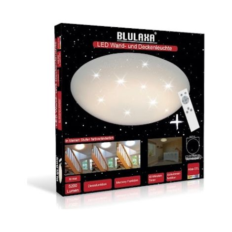 LED Aina-XXL rund Sternenh. 50W 5200lm CCT & FB