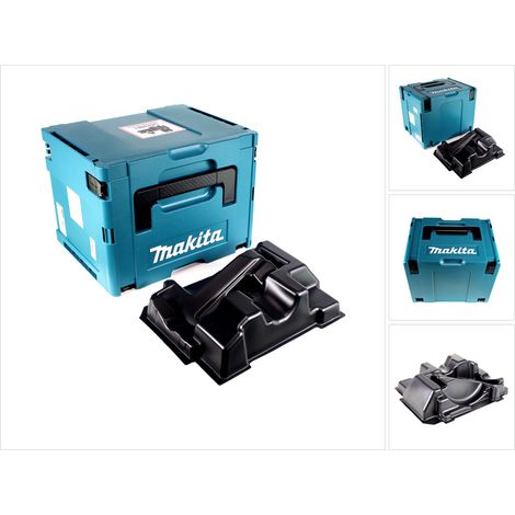 Coffret système Makita MAKPAC 4 avec insert pour scie circulaire HS 7601 – Dimensions 390x290x310mm – Plastique durable – Pour rangement sécurisé