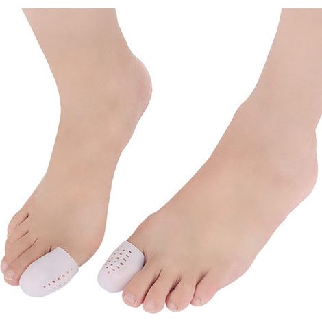 1 Paire de Coussinets Protecteurs d'Orteils pour Hallux Valgus, Anti-Ampoules et Frottements, Confort Optimal pour Chaussures (1/5)