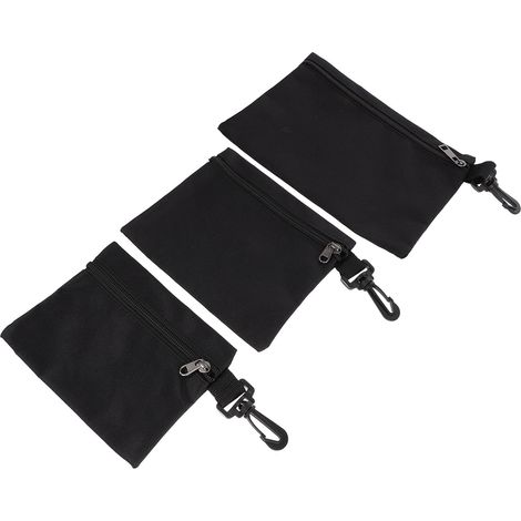 3 Pièces Heavy Duty Outil Poche Étanche Petit À Outils Portable Oxford Matériel Fermeture Éclair Électrique Et La Maintenance Porte- Outil H618 (1/5)