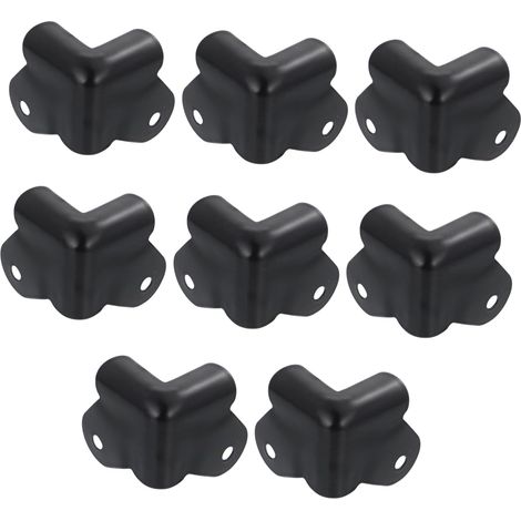 8 protège-coins décoratifs, bois, pour meubles et enceintes (1/5)